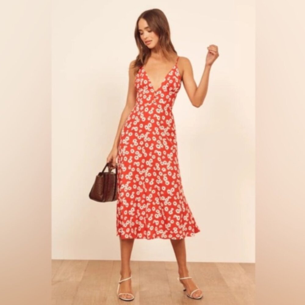 Reformation Montague Dress in Oopsie Daisy size 2